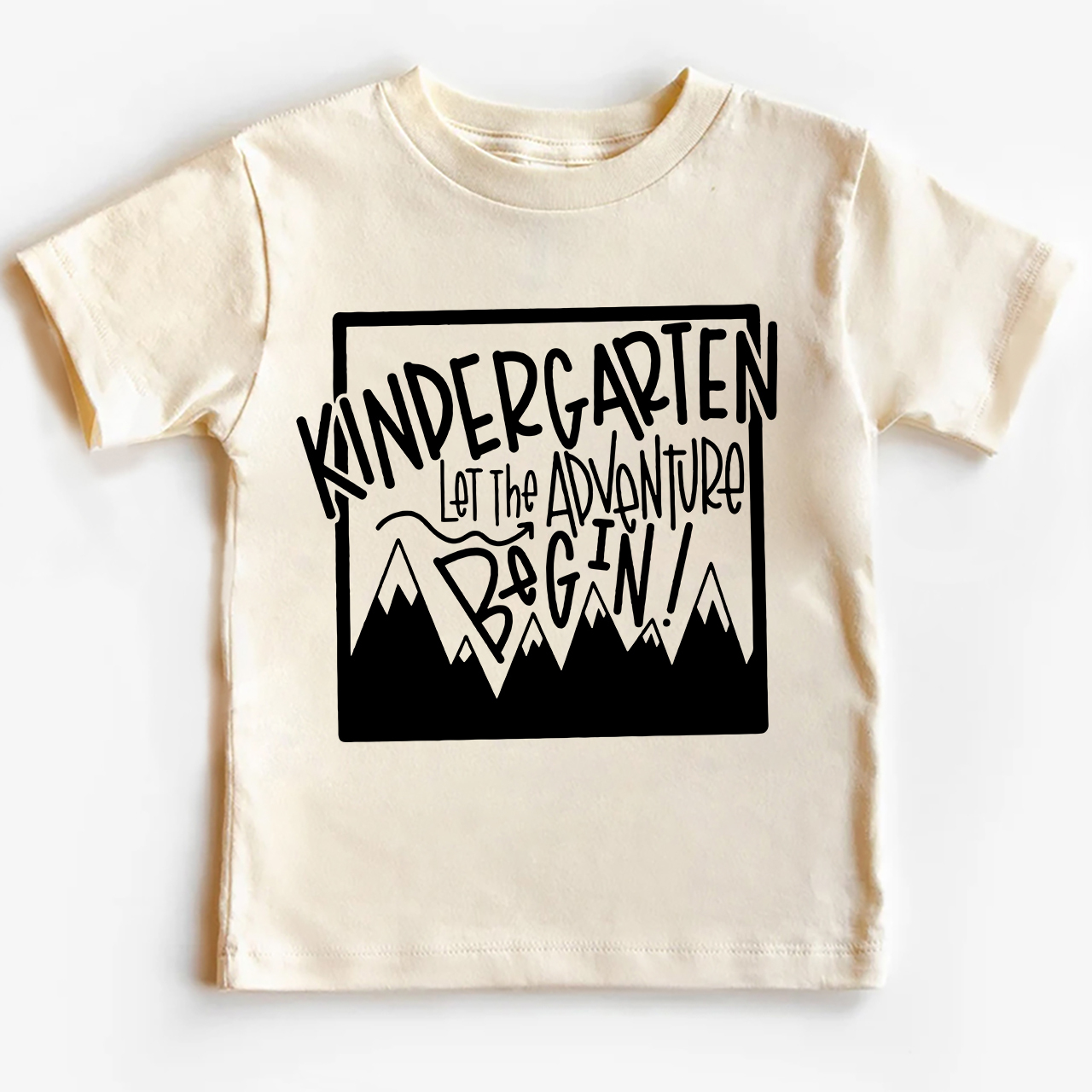 Kindergarten Let The Adventures Begin Back To School Toddler Shirts