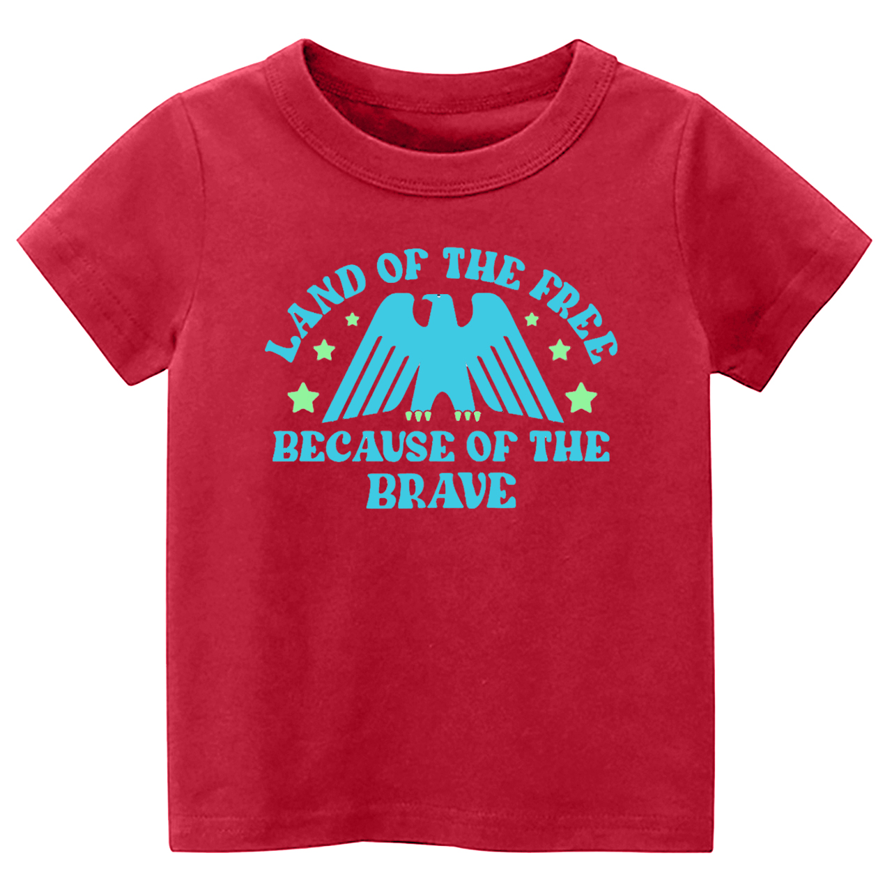 Land Of The Free Because Of The Brave Toddler Shirt