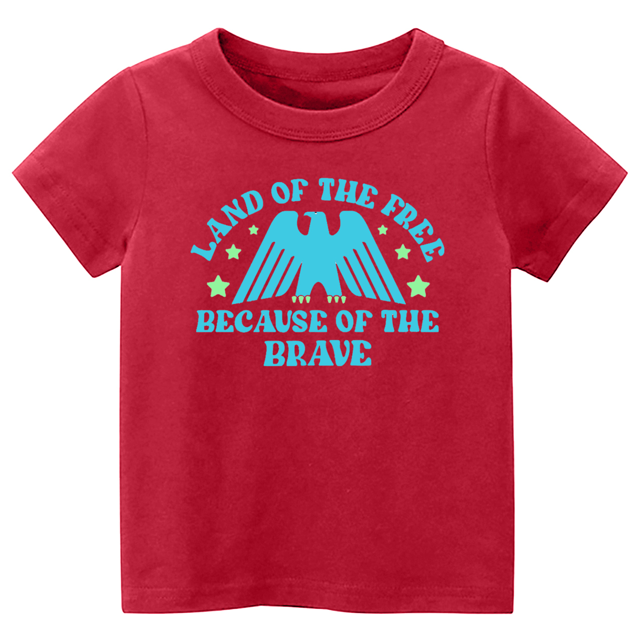 Land Of The Free Because Of The Brave Toddler Shirt