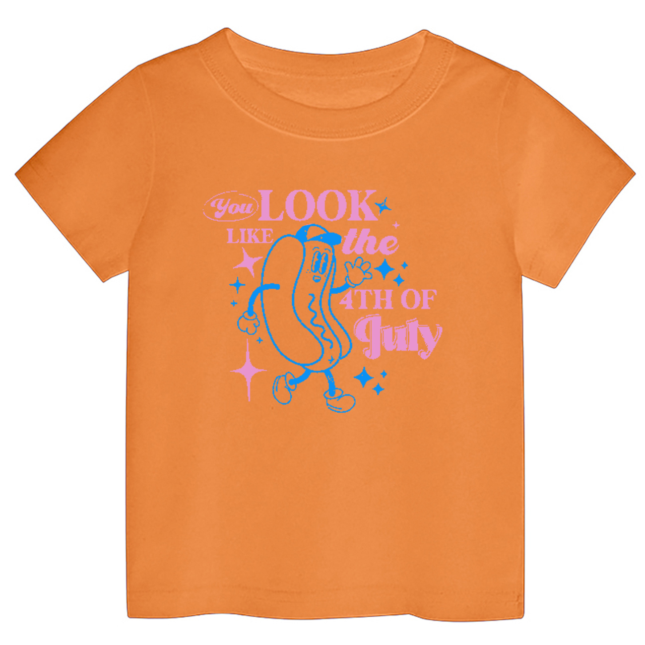 Hotdog Look Like The 4th Of July Toddler Shirt