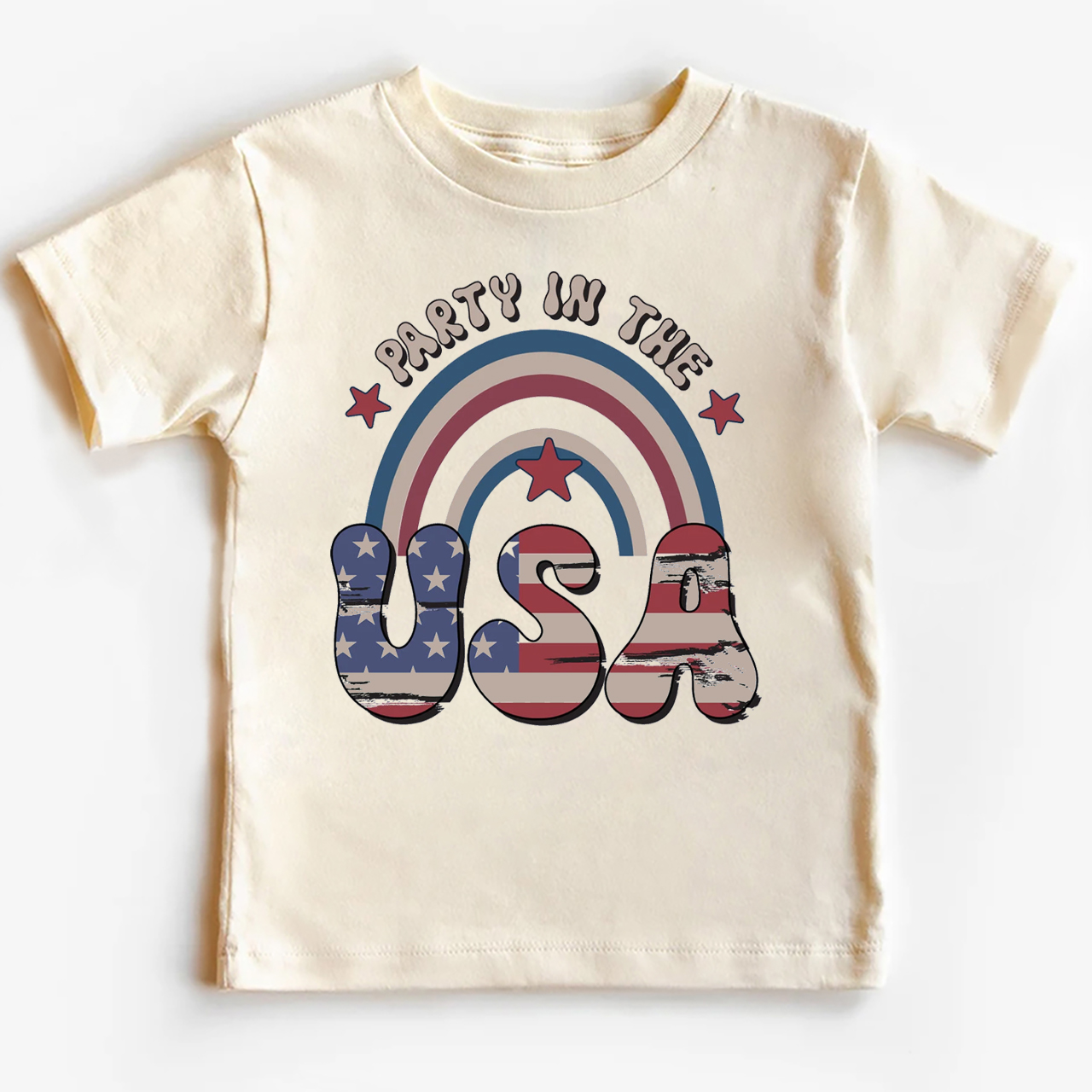 Party In USA Rainbow Toddler Shirt