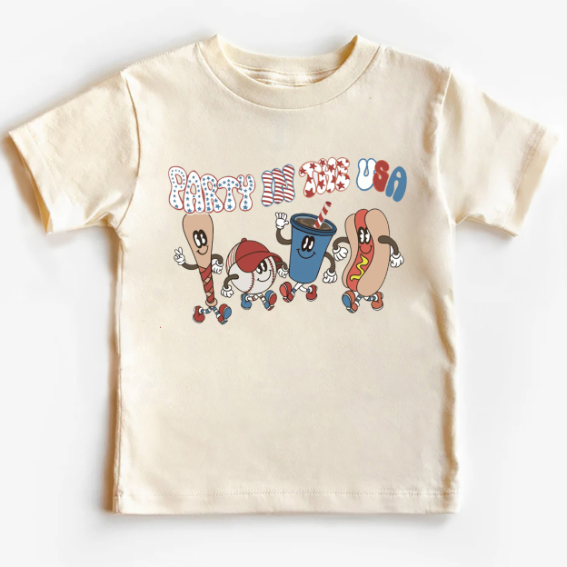 Retro Party In the USA Toddler Shirt
