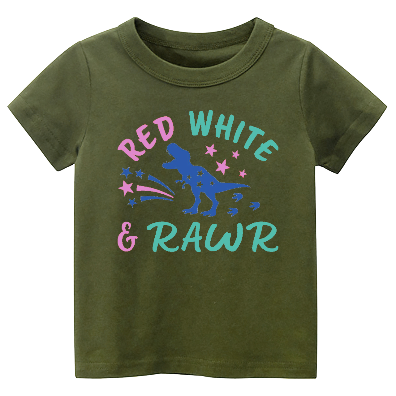 Red White And Rawr Toddler Shirt