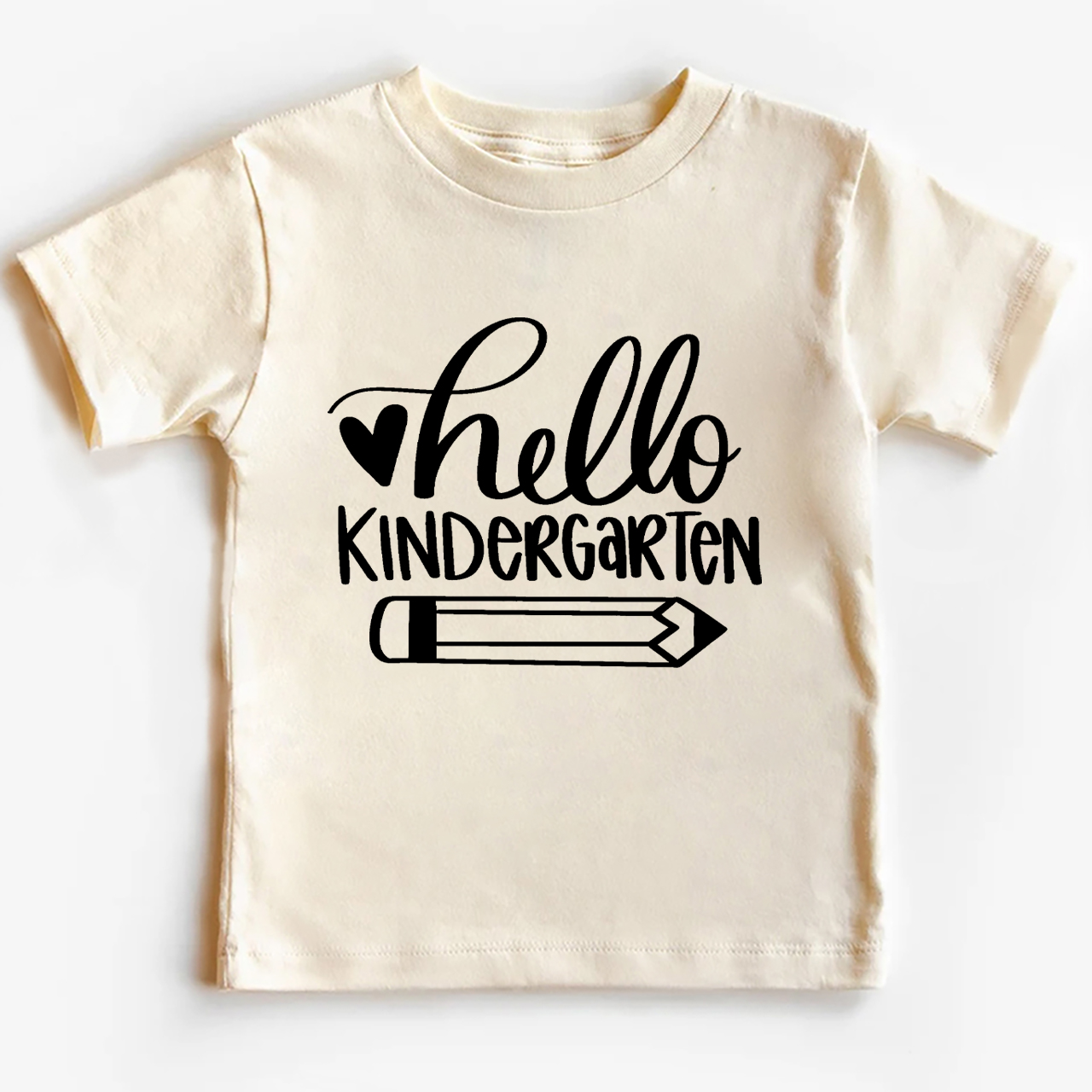 Hello Kindergarten Pencil For Students Retro Shirt