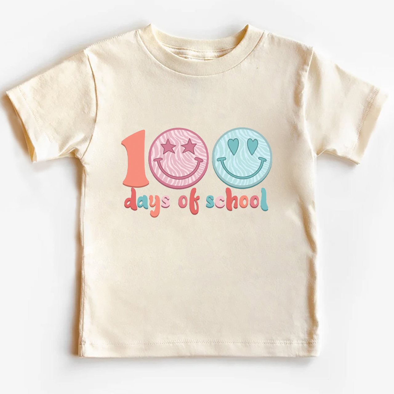 100 Days Of School Retro Kids Shirts