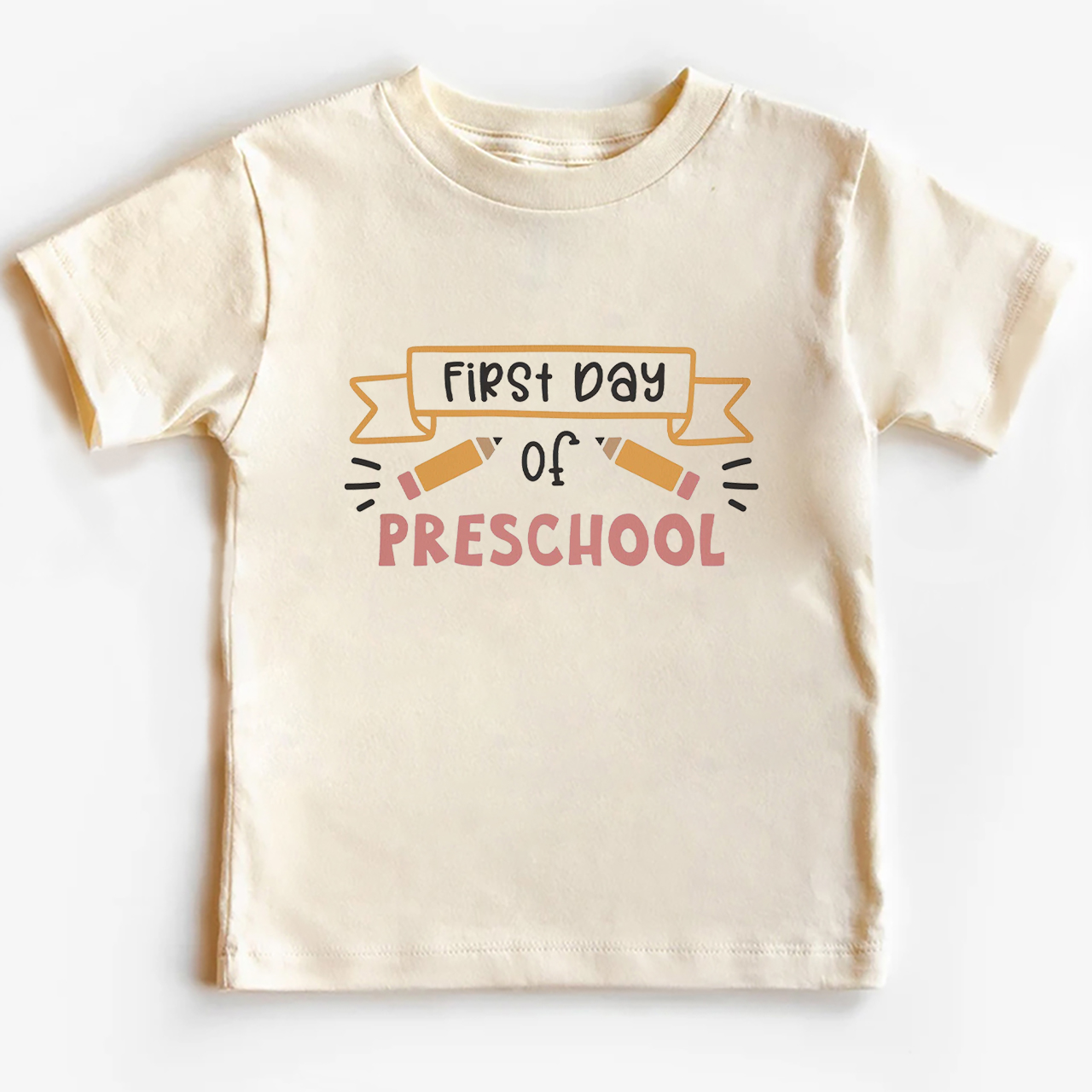Personalized Hello Preschool Yellow Pens Kids Shirts
