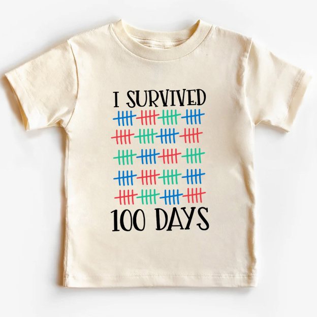 I Survived 100 Days Of School T-Shirt