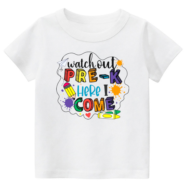 Pre K Shirt For Kids - Watch Out Pre K Here