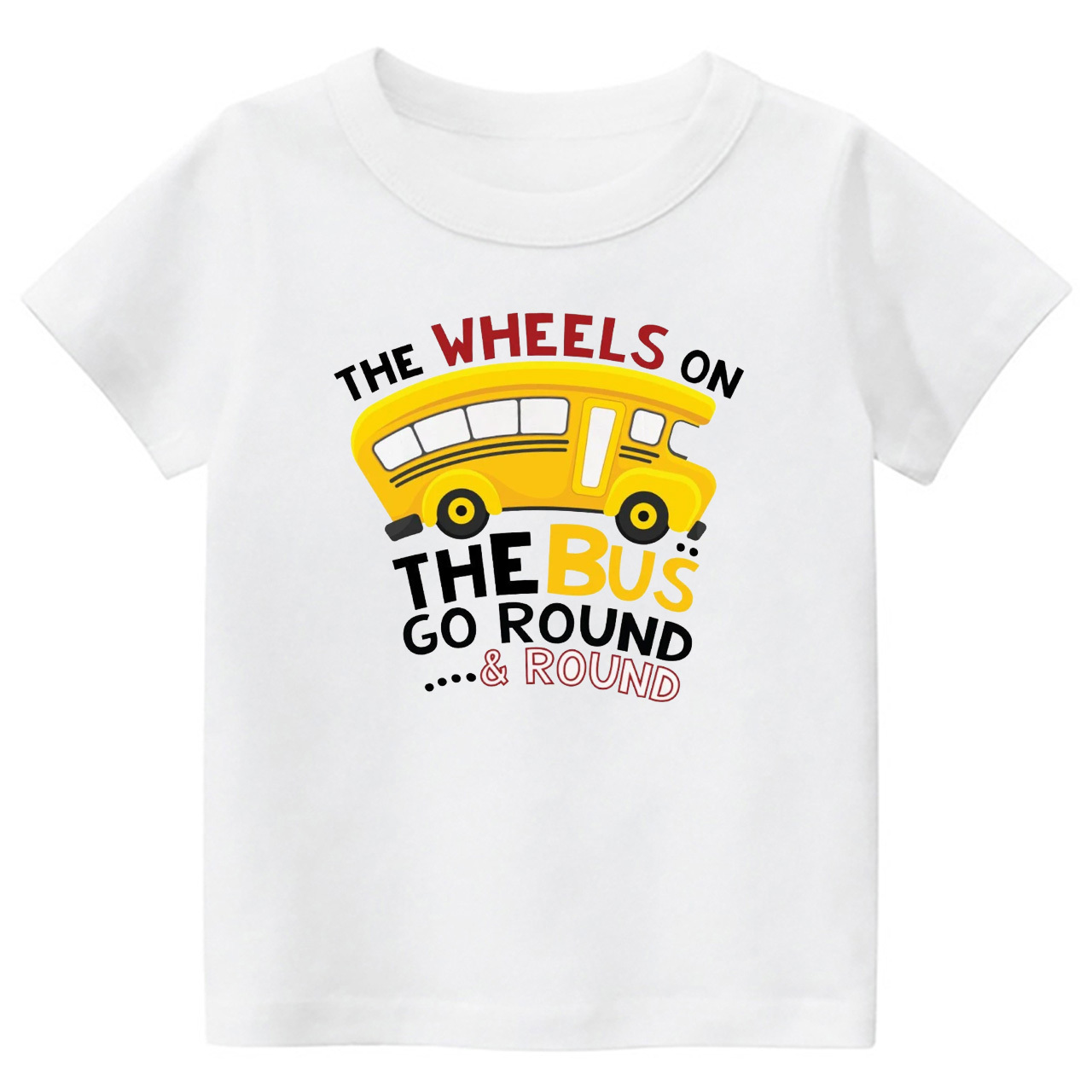 The WHEELS On The BUS Kids Shirt