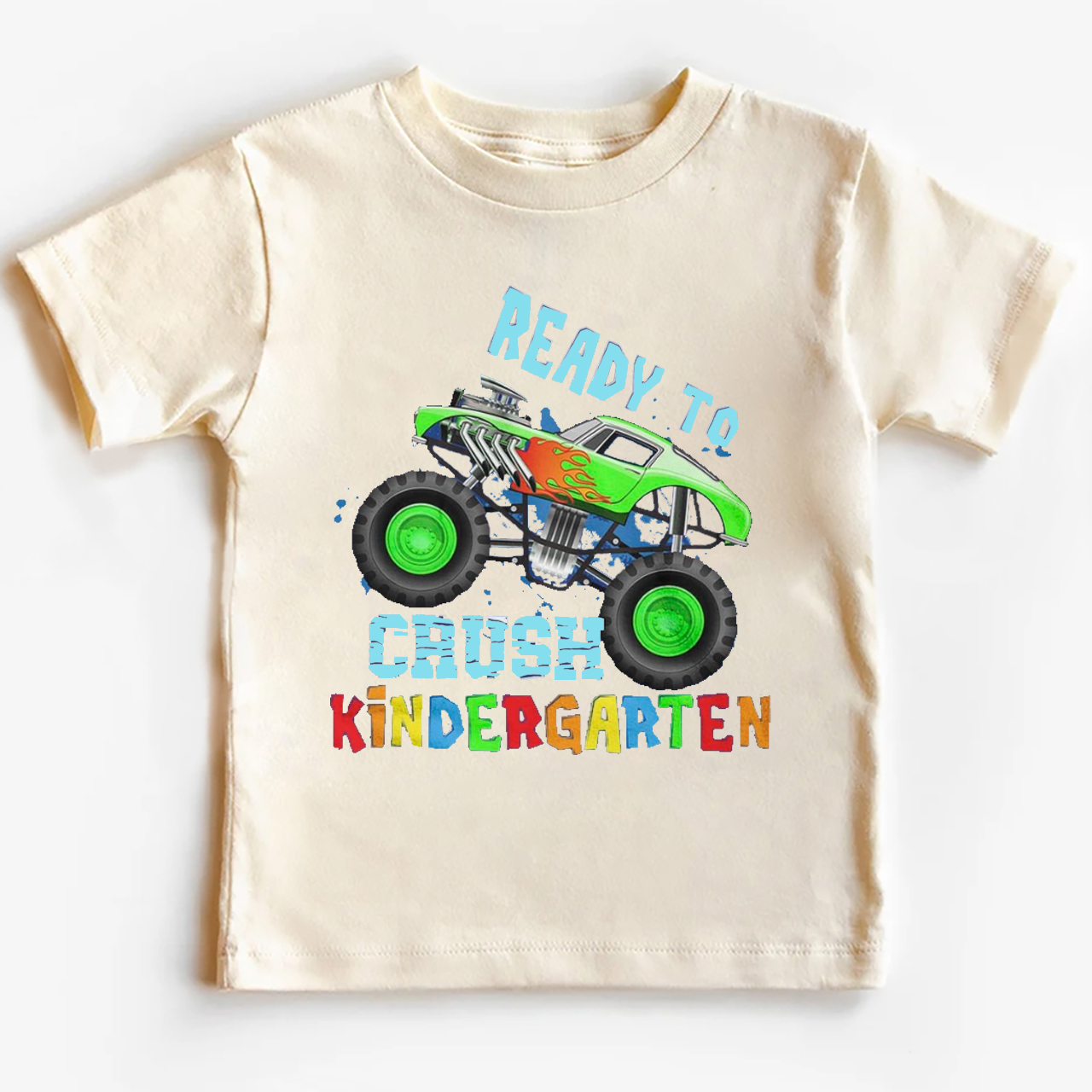 Ready To Crush Kindergarten Car Shirts For School Kids