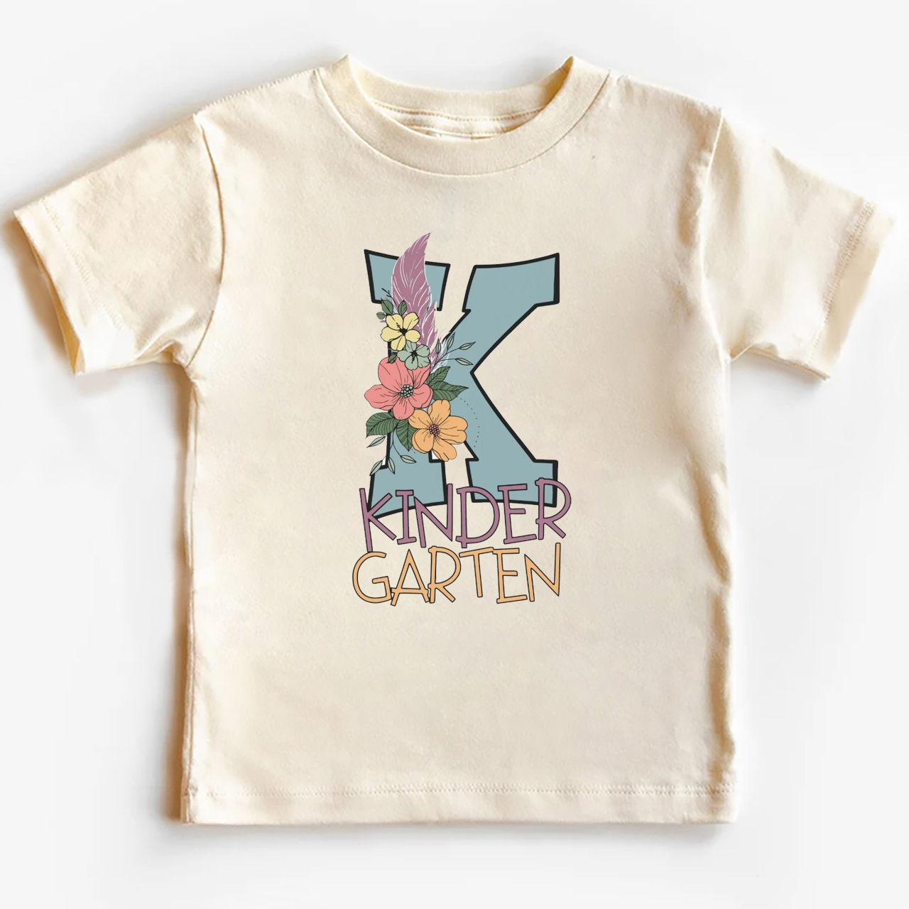 Natural Kindergarten Shirts For School Kids