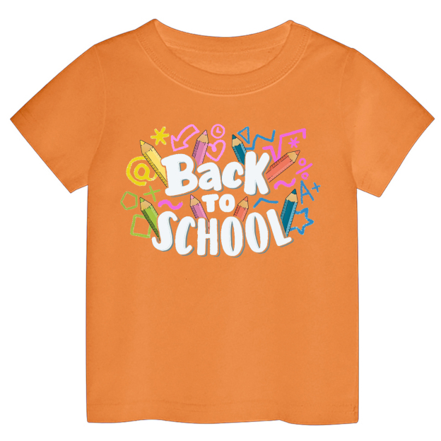 Back To School Crayons Shirts For School Kids