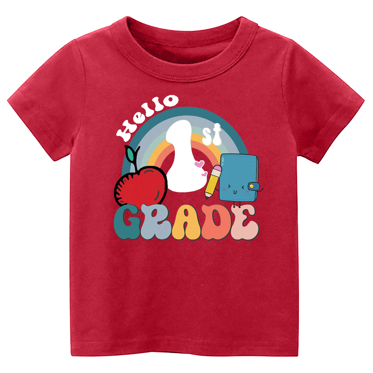 Personalized Hello XX Grade Back To School Kids Shirts
