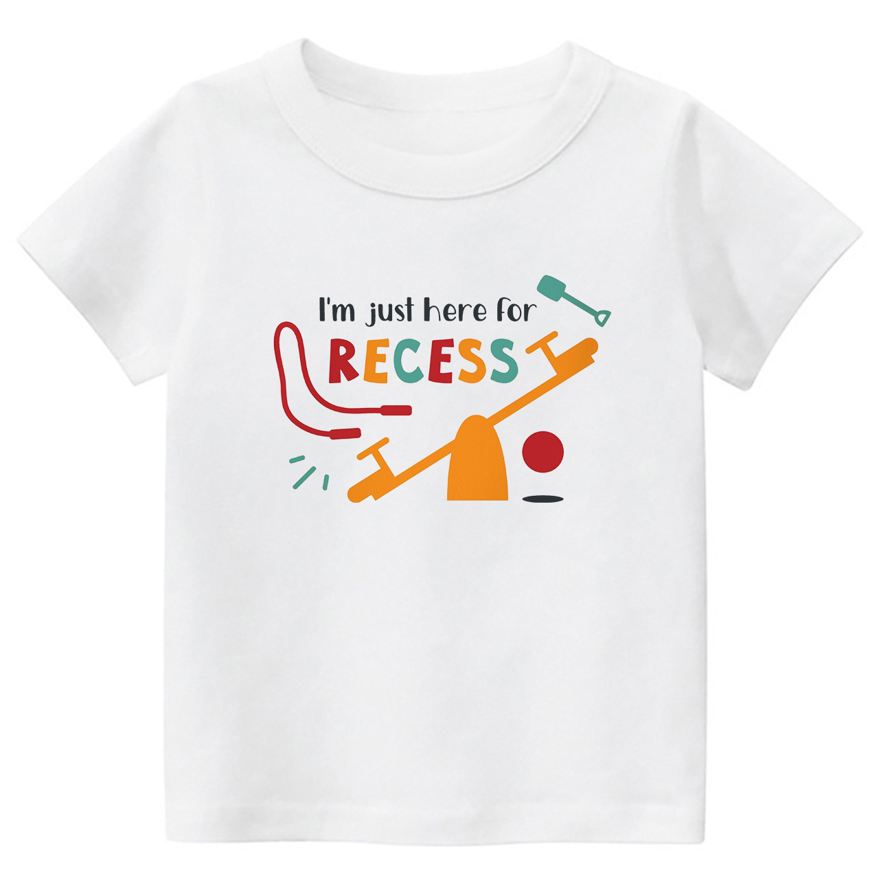 I'm Just Here for Recess School T-shirts