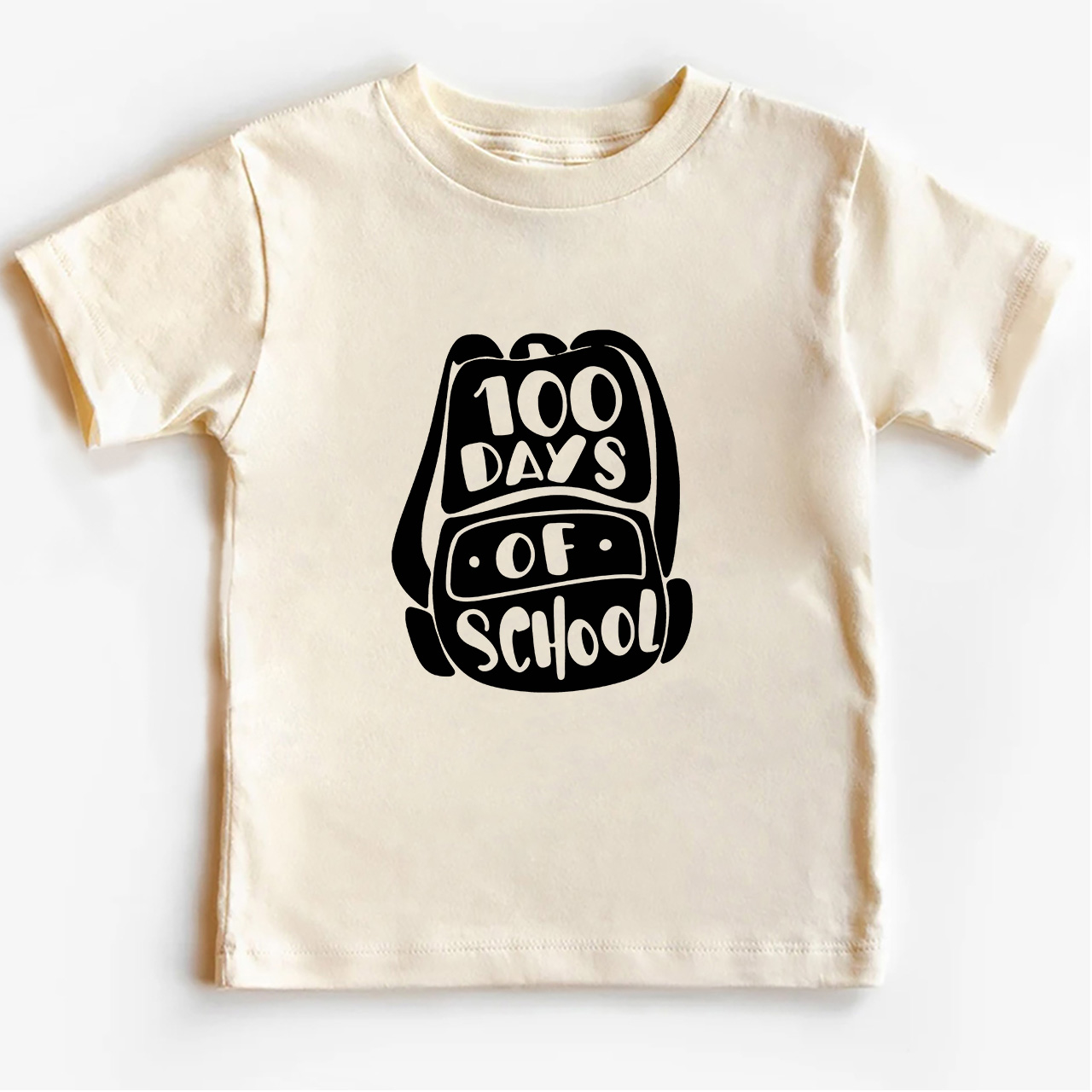 100 Days of School Backpack Kids T-shirts