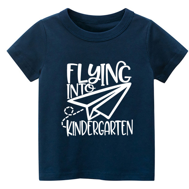 Flying Into Kindergarten School Kids T-shirts