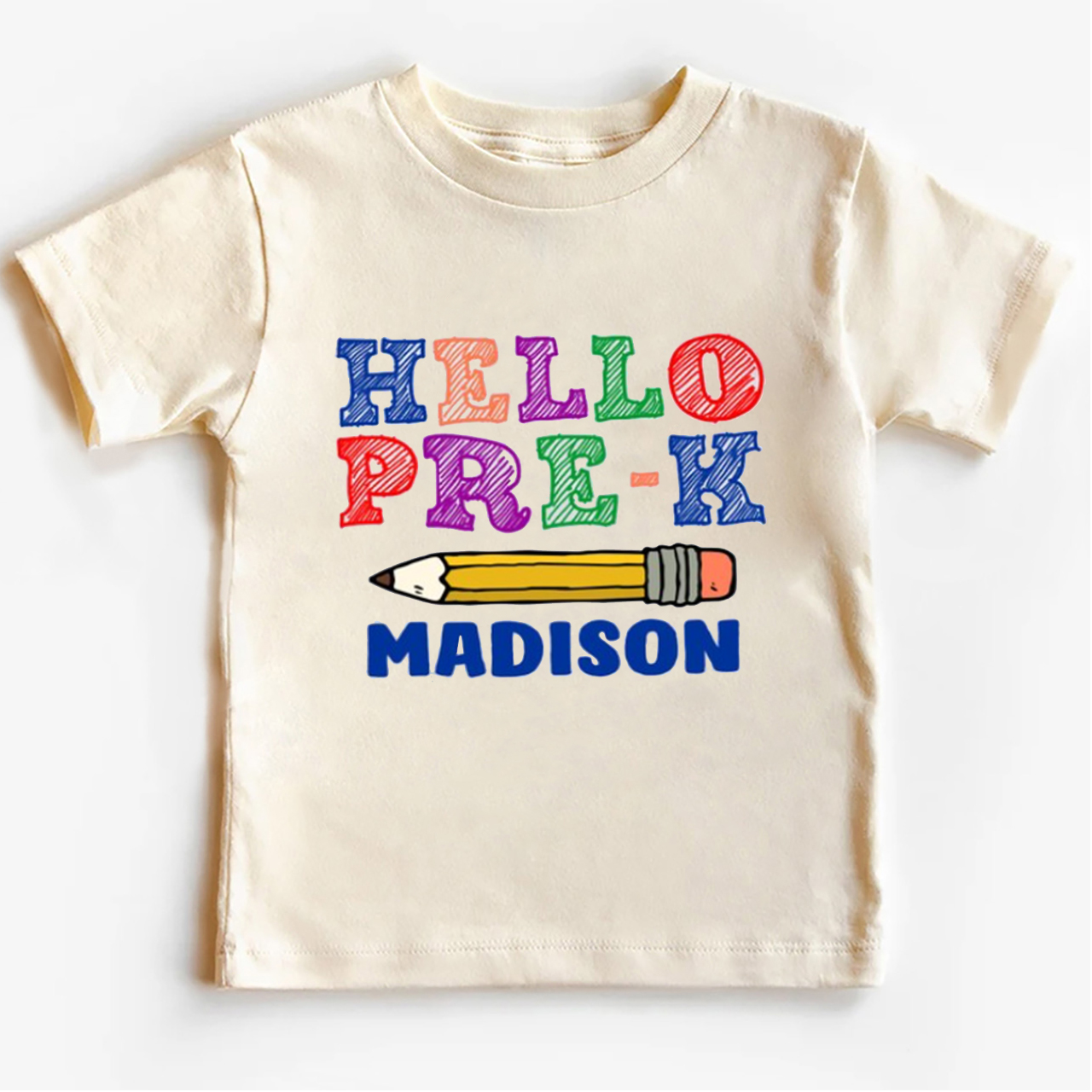 Personalized Pre-K Shirt  For School Kids