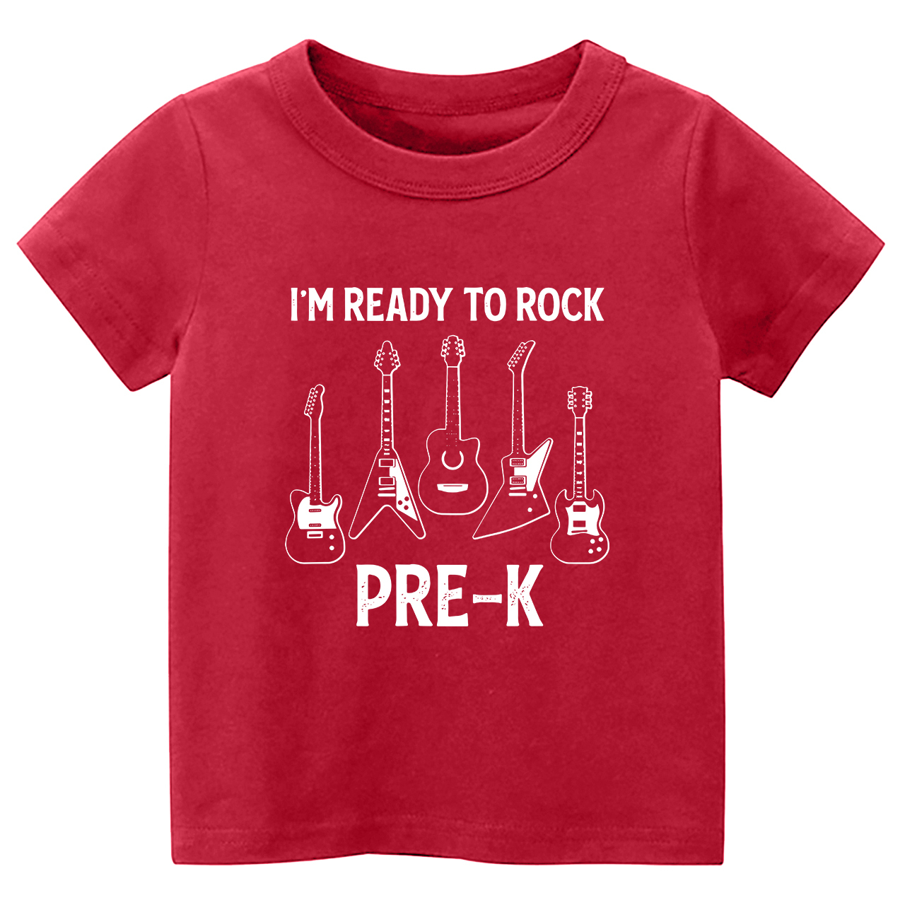 Personalized Kids Funny School T-Shirt Ready To Rock
