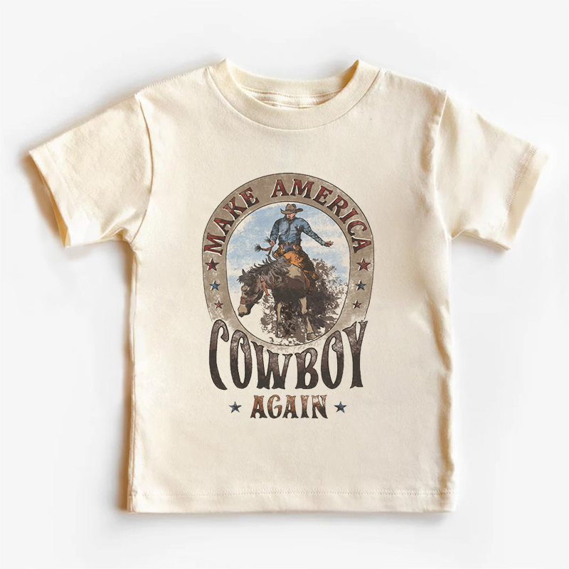 Make America Cowboy Again Toddler Shirt