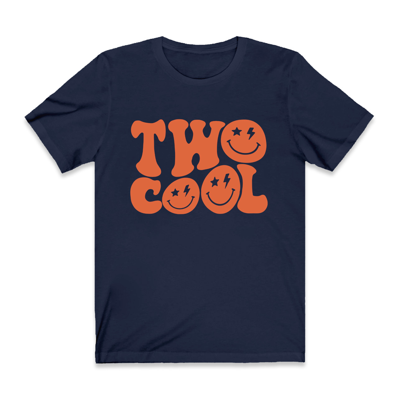 Two Cool Happy Face Retro T-Shirt