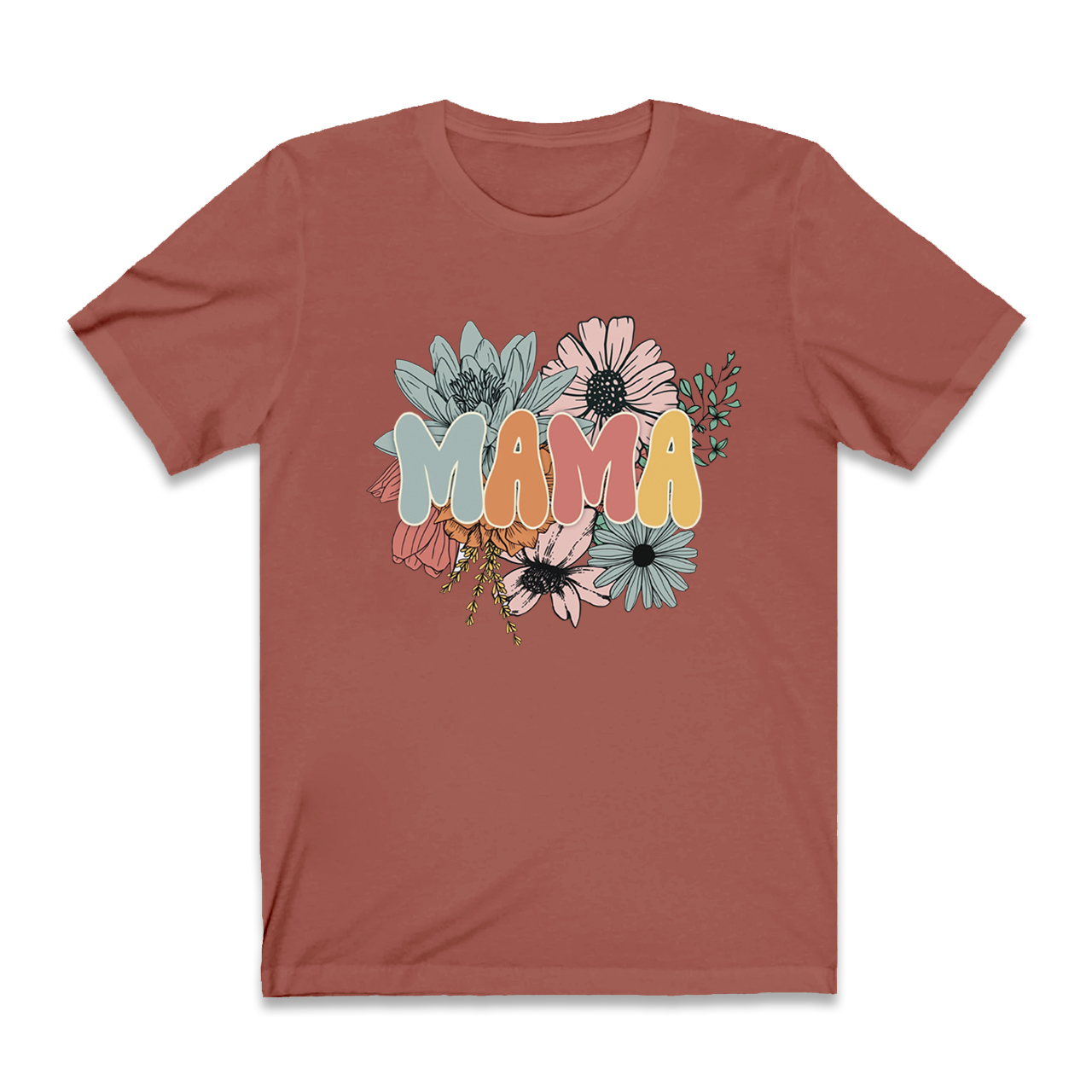 Retro Floral Gift Tees For Mom