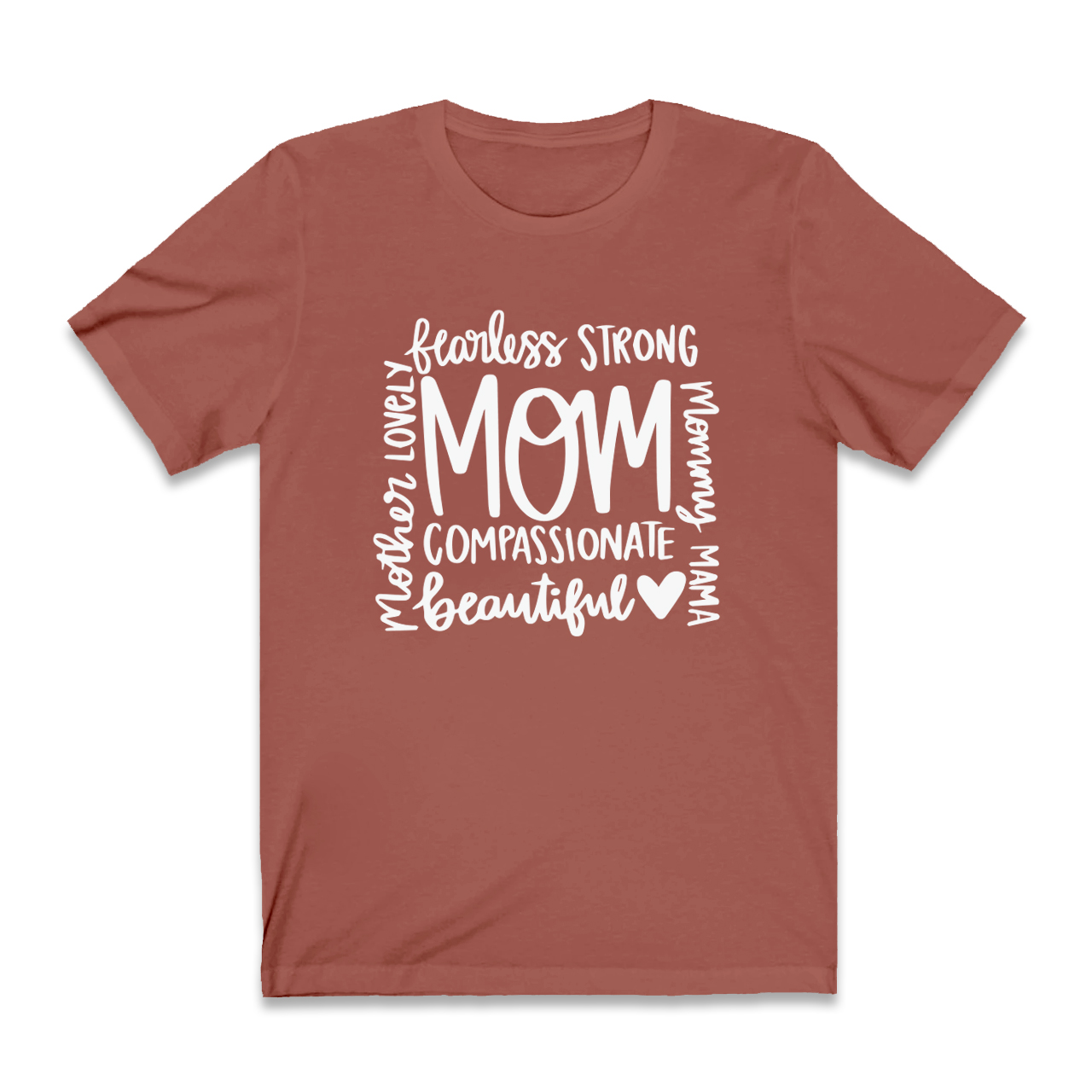 Hand Lettered Mom Quotes Shirt