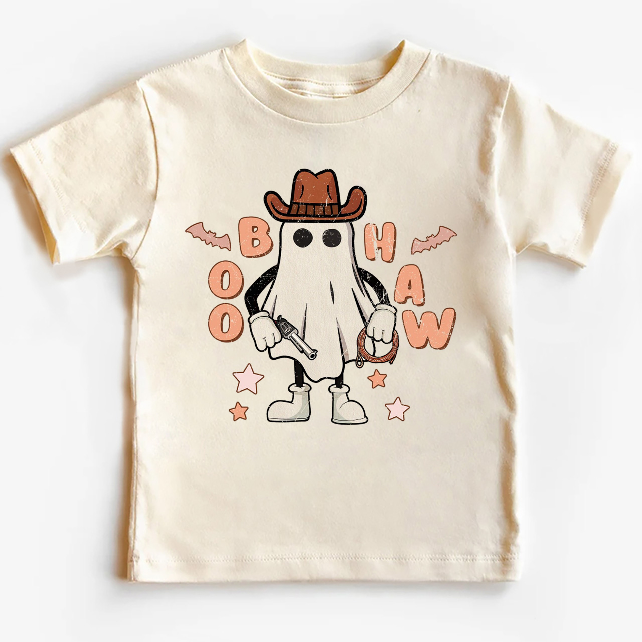 Cowboy Ghost Halloween Toddler Shirt