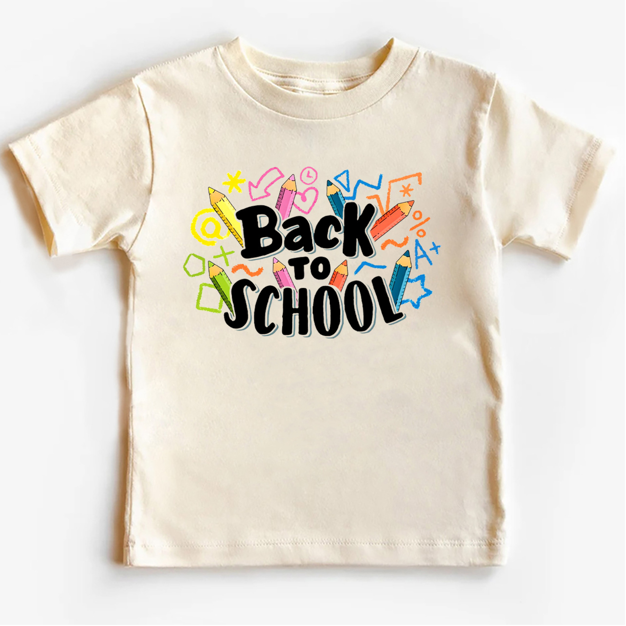 Back To School Crayons Shirt For Kids