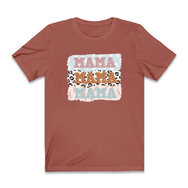 Vintage Stitching Mom Shirts