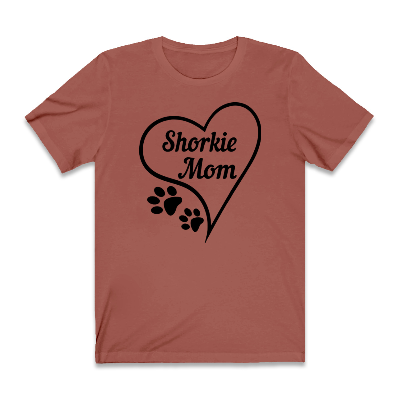 Shorkie Dog Print Mom Shirt