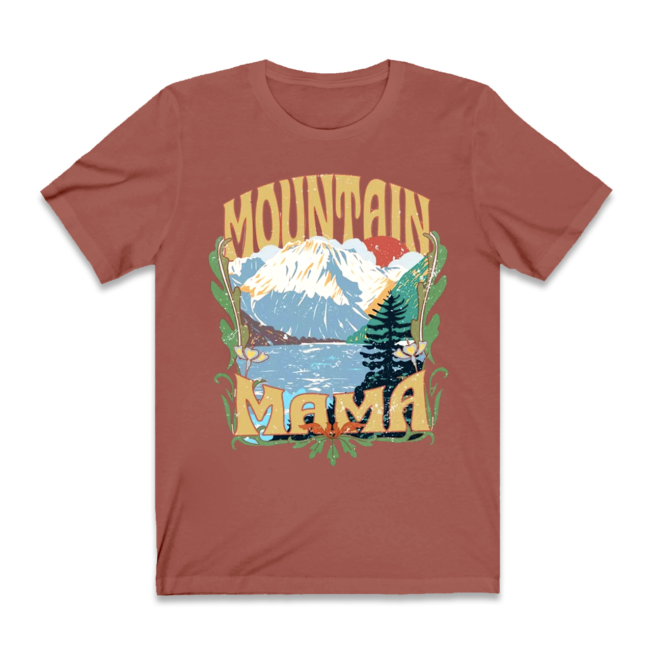 Retro Outdoorsy Mountain Mama Shirt