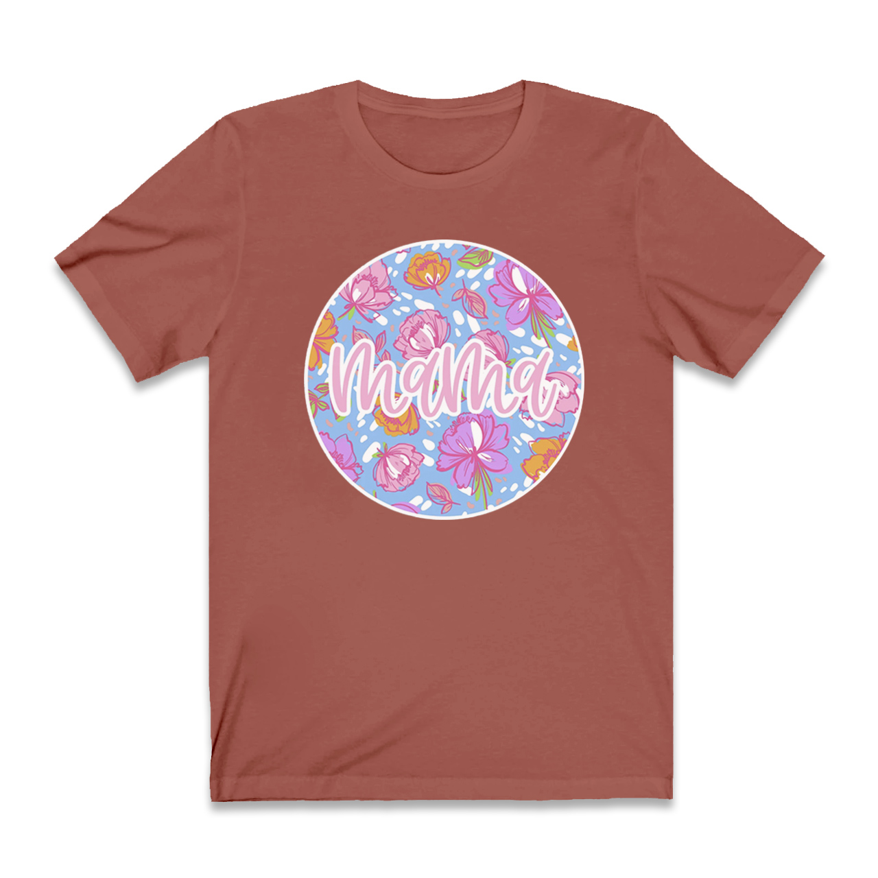 Bright Flowery Mom Shirt