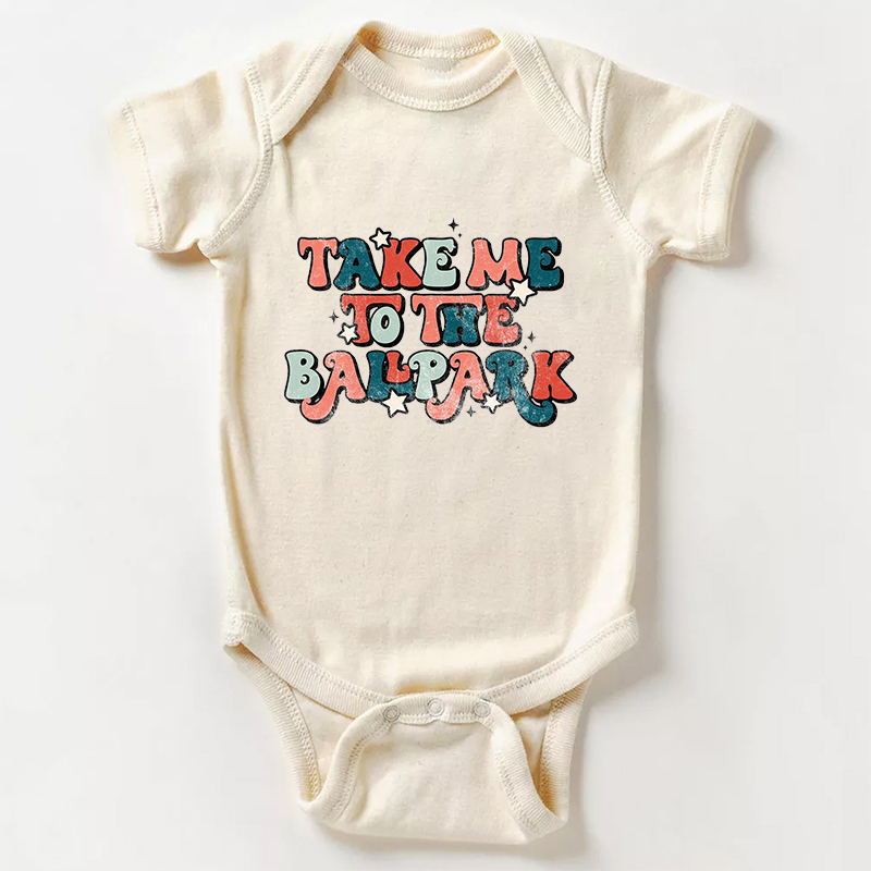 Take Me To The Ballpark Bodysuit For Baby