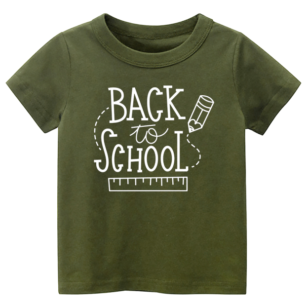 Ruler Pencil Friends Back To School Kids Shirt