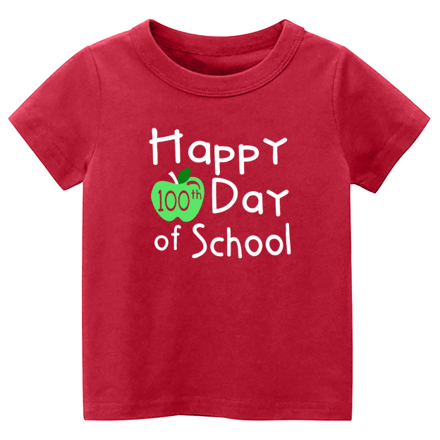 Happy 100 Day Of School Back To School Kids Shirt