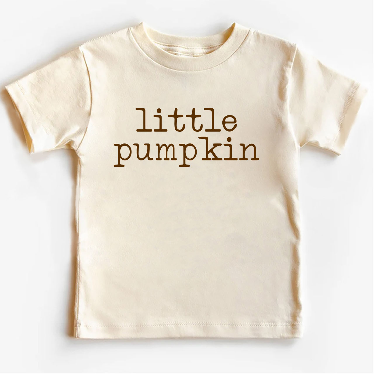 Little Pumpkin Vintage Natural Toddler Tee