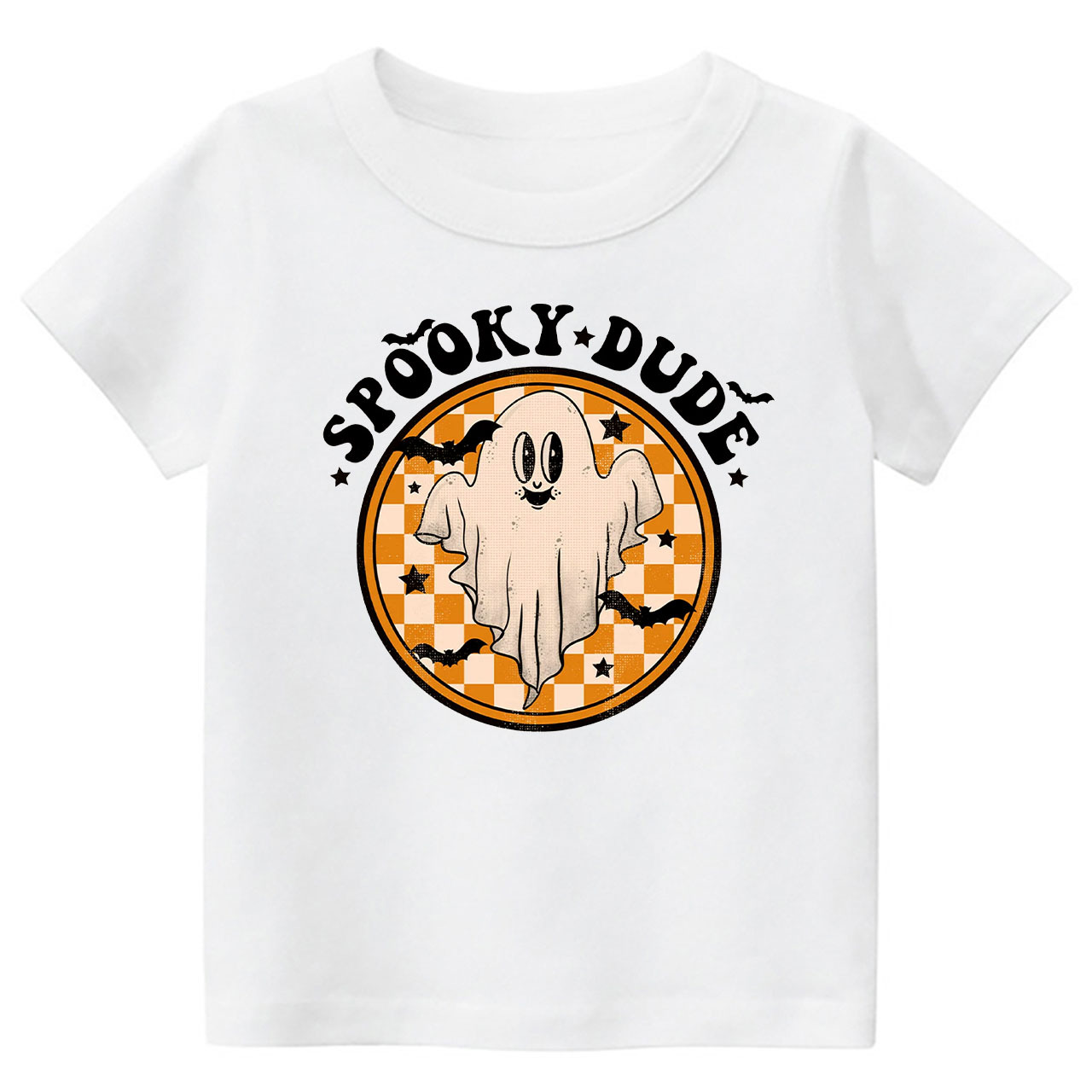 Retro Halloween Spooky Dude Fall Toddler Tees