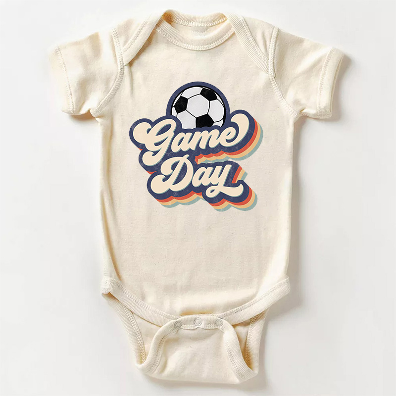 Soccer Game Day Bodysuit For Baby