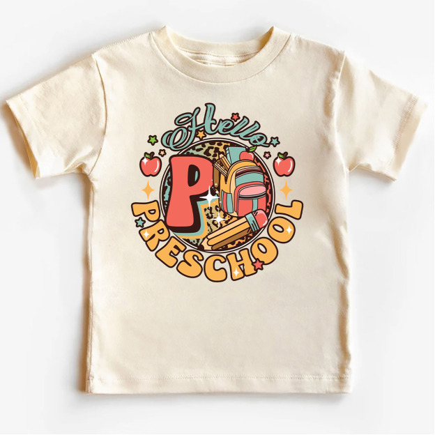 Hello Preschool Back To School Kids Shirts