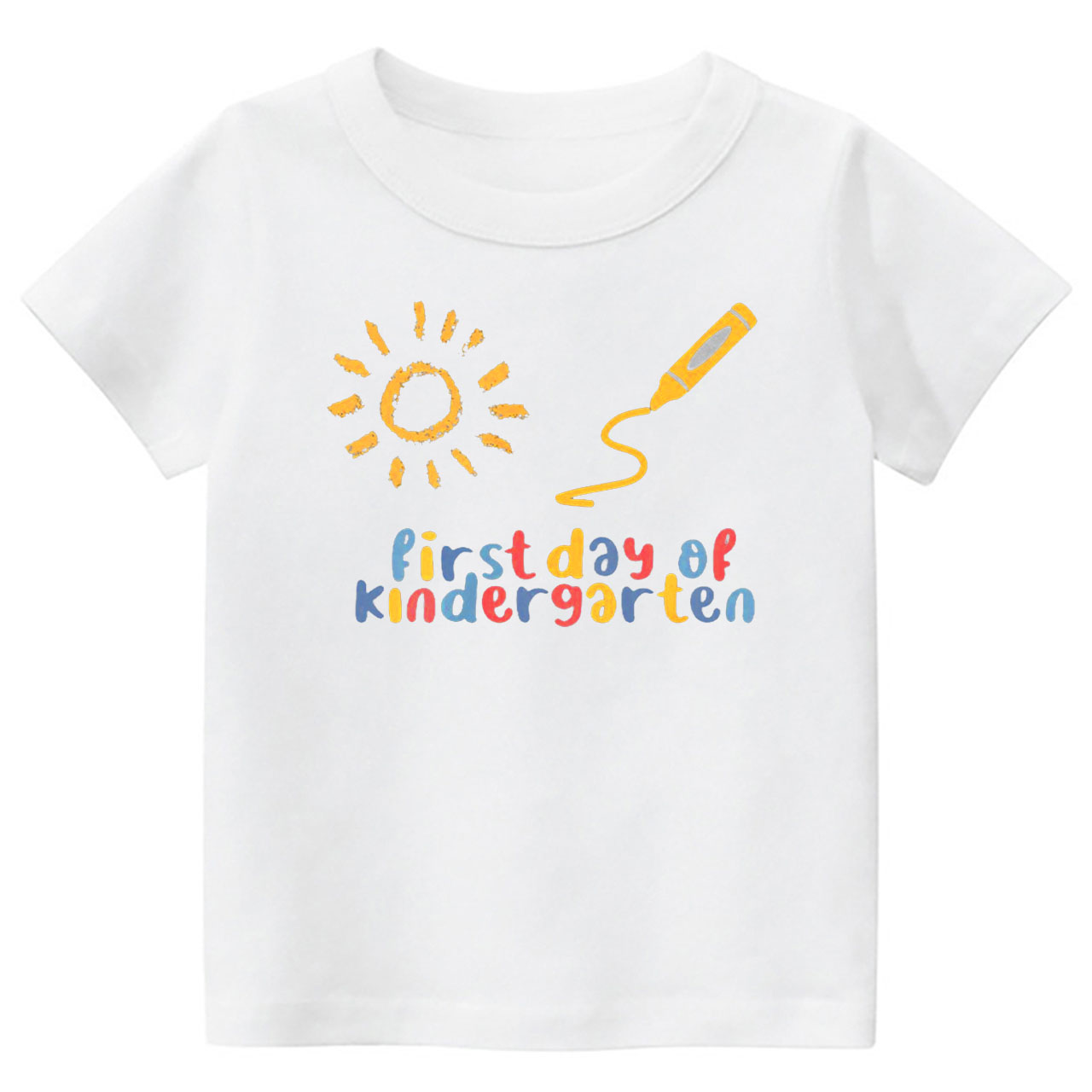 First Day Of Kindergarten Back To School Kids Shirts