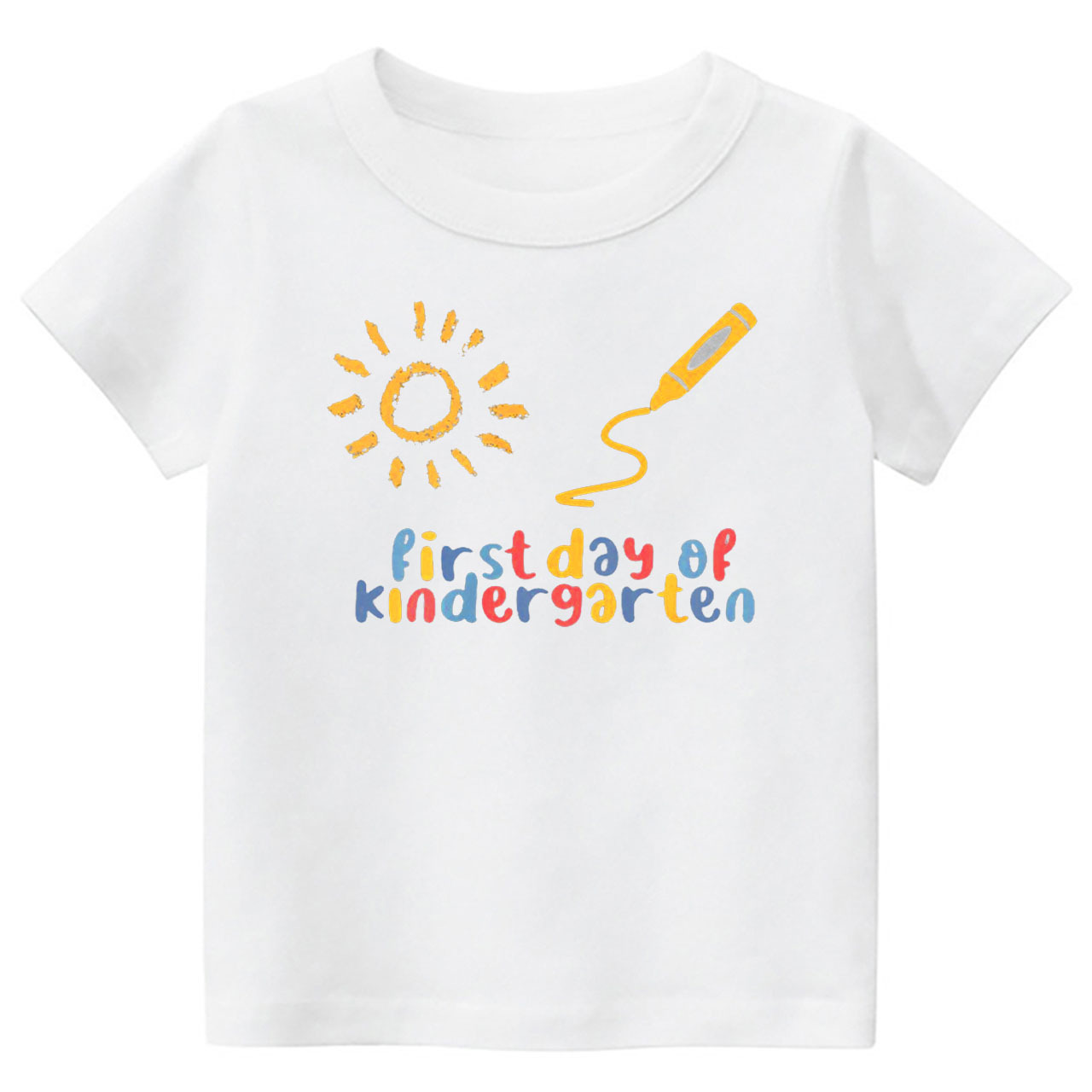 First Day Of Kindergarten Back To School Kids Shirts