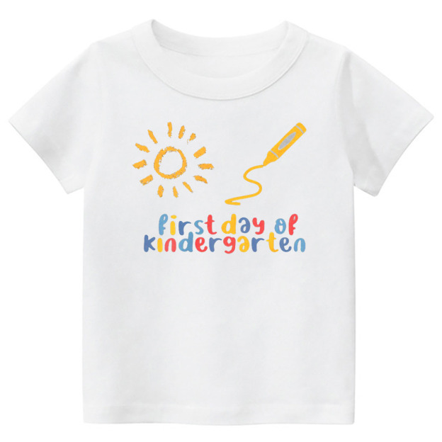 First Day Of Kindergarten Back To School Kids Shirts