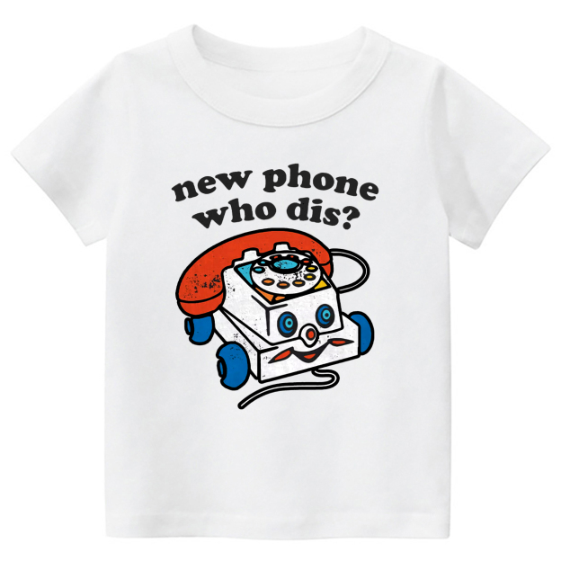 New Phone Who Dis Kids Shirt