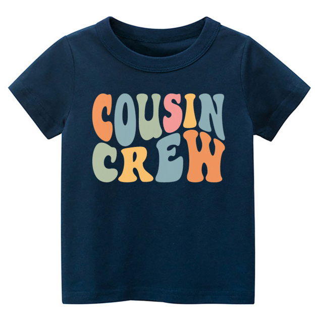 Retro Cousin Crew Shirts For Kids