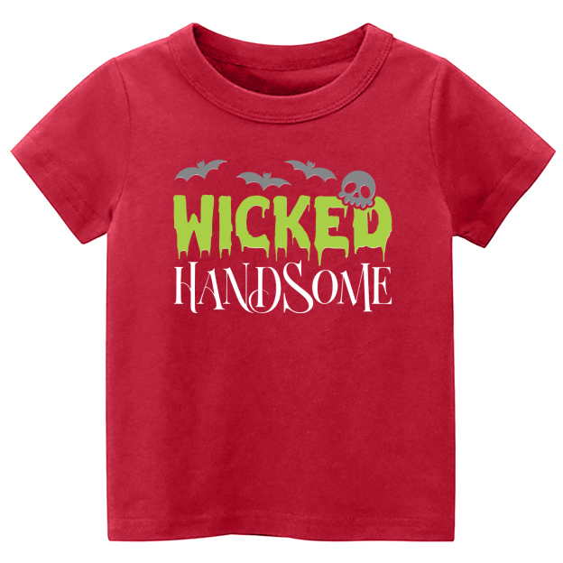 Halloween Wicked Handsome Kids Shirt 