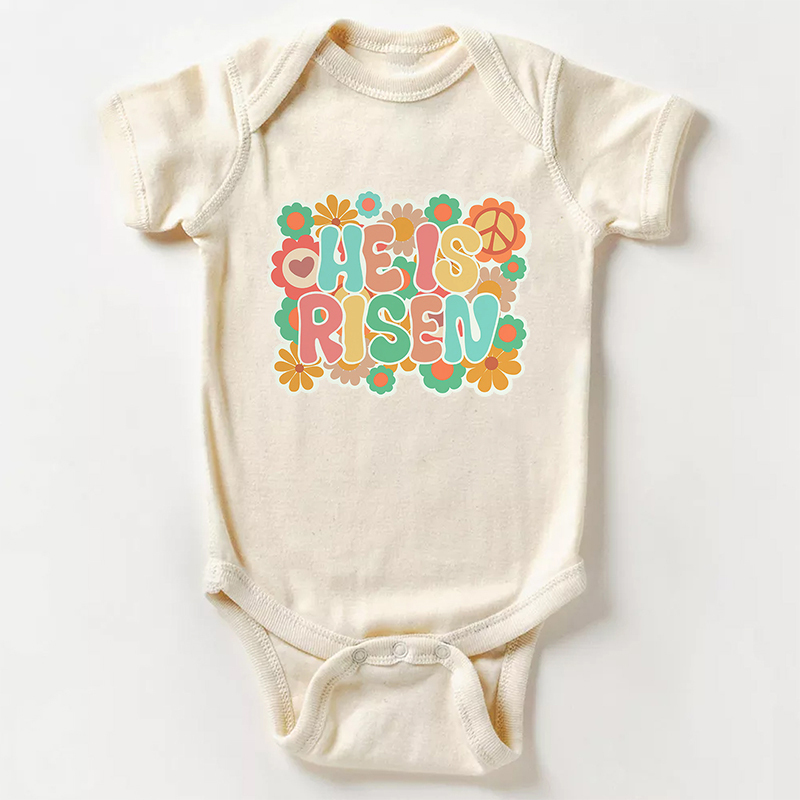 He Is Risen Bodysuit For Baby