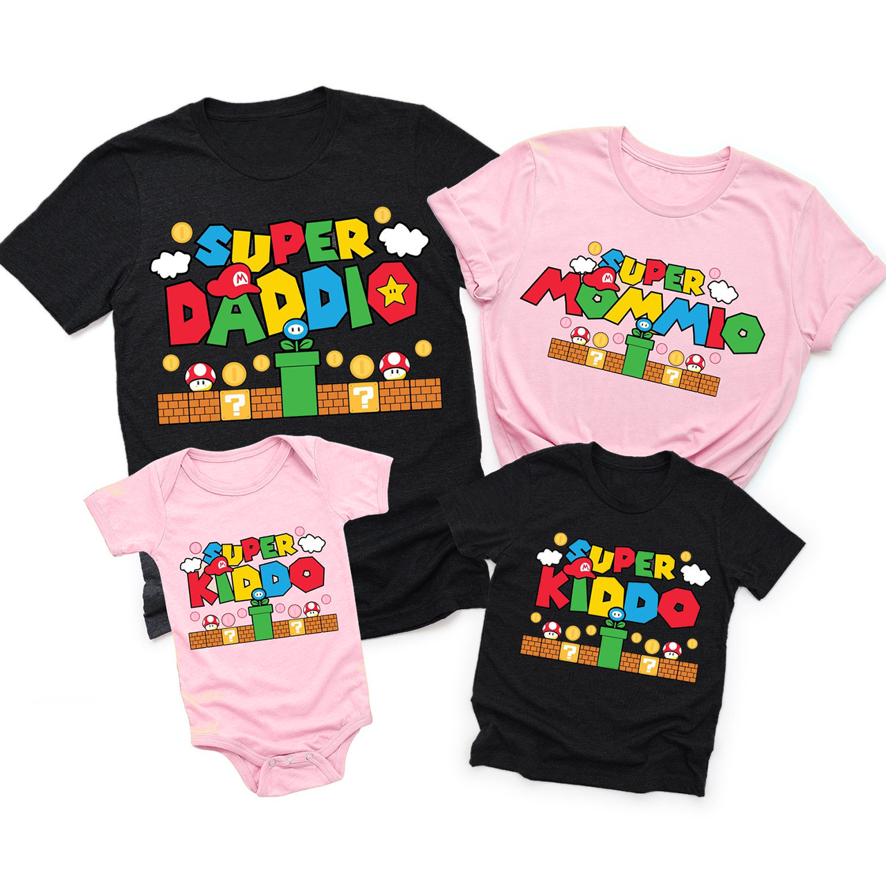Super Family Game Matching Tees