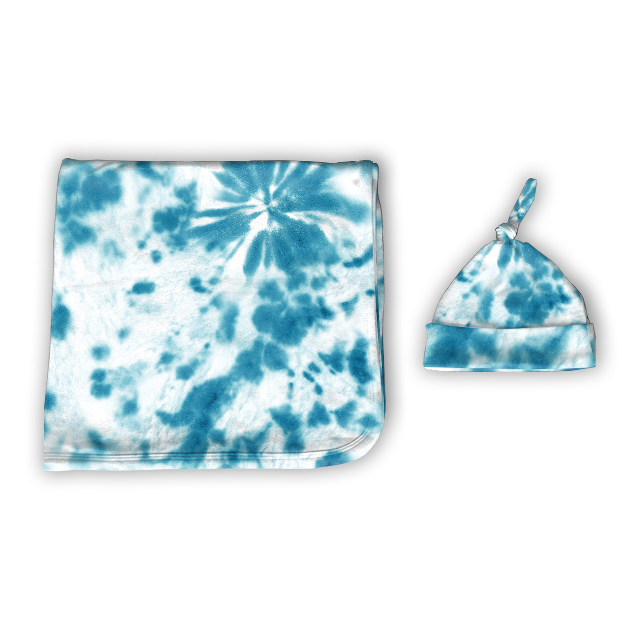 Romantic Purple Garden Solid Color Hospital Swaddle&Hat Set Sale