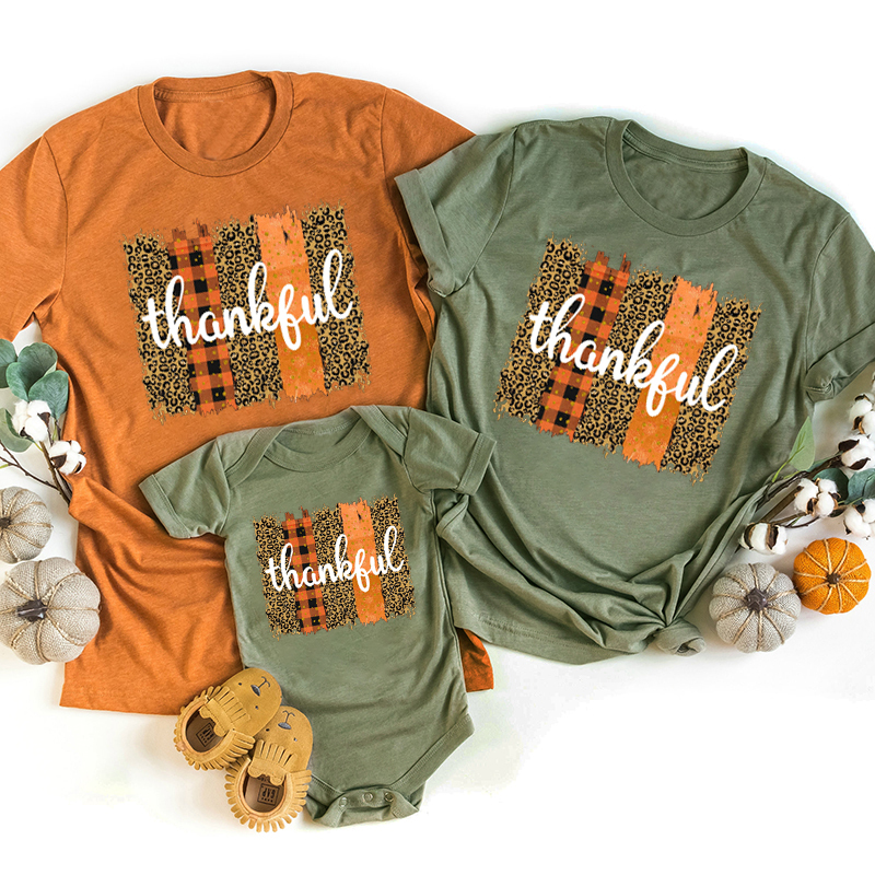 Thankful Top Fall Thanksgiving T-Shirts