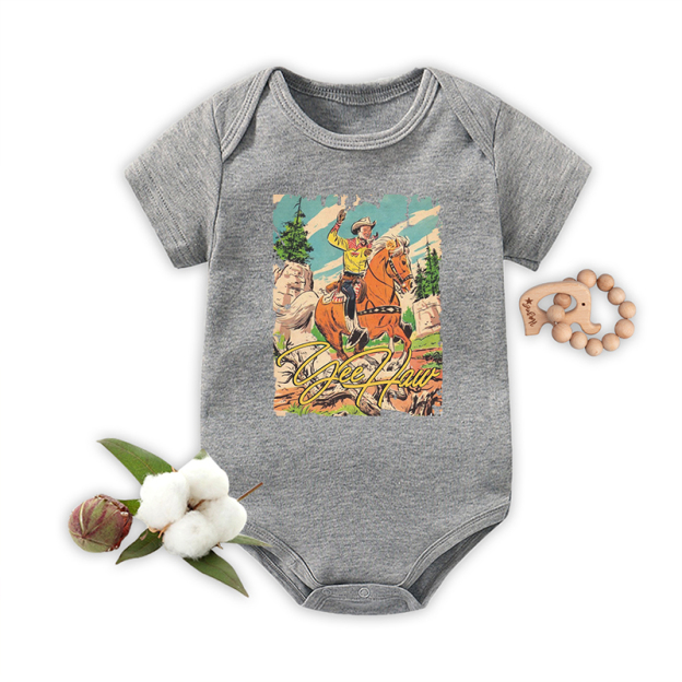 Yeehaw Cowboy Bodysuit For Baby